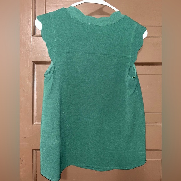 Size S green blouse by Monteau - Picture 2 of 2